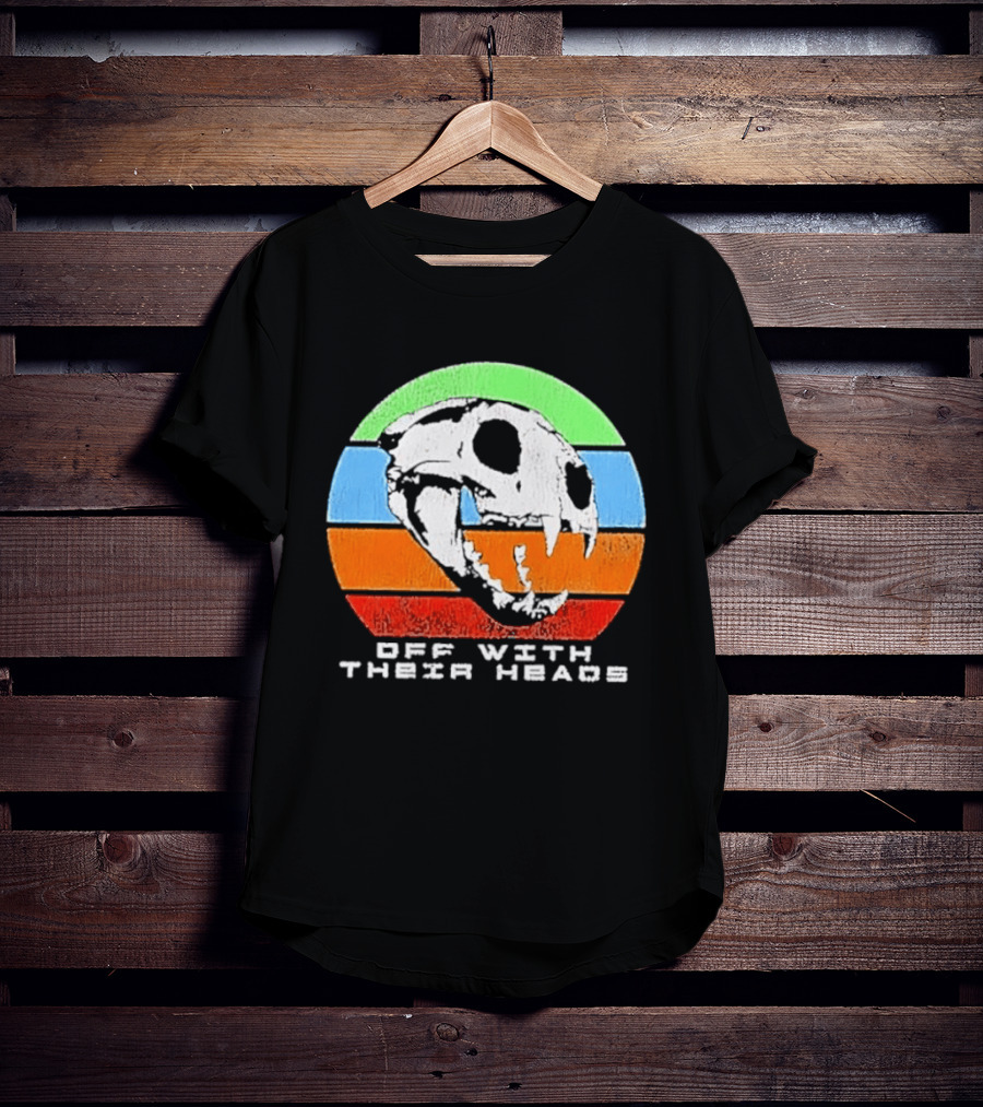 Off With Their Heads Feline Skull Predator T-Shirt