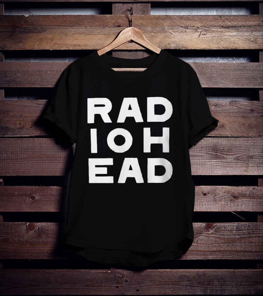 Edward Norton Radiohead Block Lettering T-Shirt