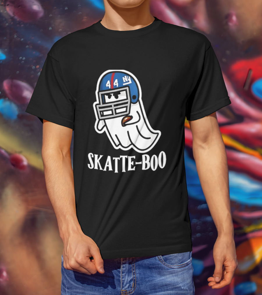Ghost Skatte Boo Cam New York Giants Football 2025 Skatte Boo T-Shirt