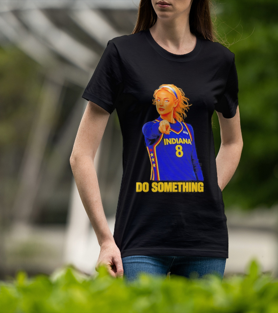 Sophie Cunningham Indiana Fever 8 Do Something T-Shirt