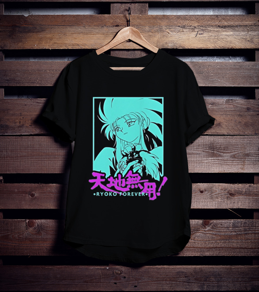 Tenchi Muyo Ryoko Forever Anime Character Illustration Gaming T-Shirt