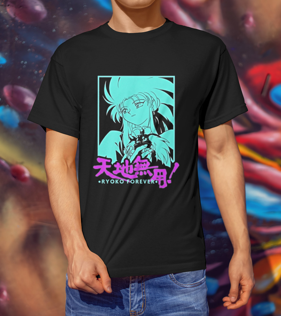 Tenchi Muyo Ryoko Forever Anime Character Illustration Gaming T-Shirt