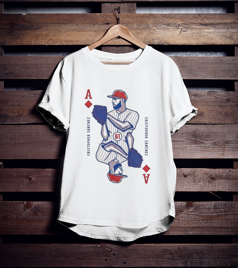 Cristopher Sánchez Ace Of Diamonds Baseball Player T-Shirt