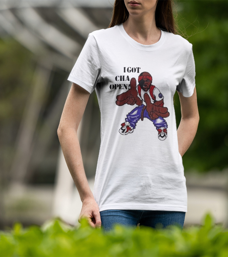 I Got Cha Opin Cartoon Character Graphic Hip Hop T-Shirt