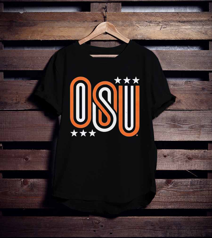 OSU Stars Orange White T-Shirt