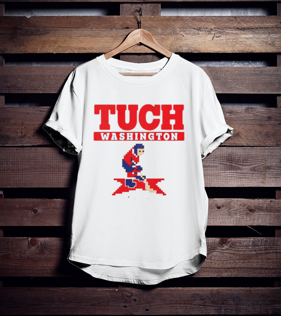 Tuch Washington 89 RW Retro Hockey Pixel T-Shirt