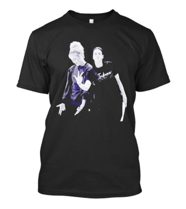 Caitlin Clark Sophie Cunningham Black White Photo And Indecisive T-Shirt