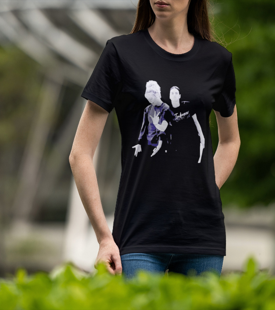 Caitlin Clark Sophie Cunningham Black White Photo And Indecisive T-Shirt