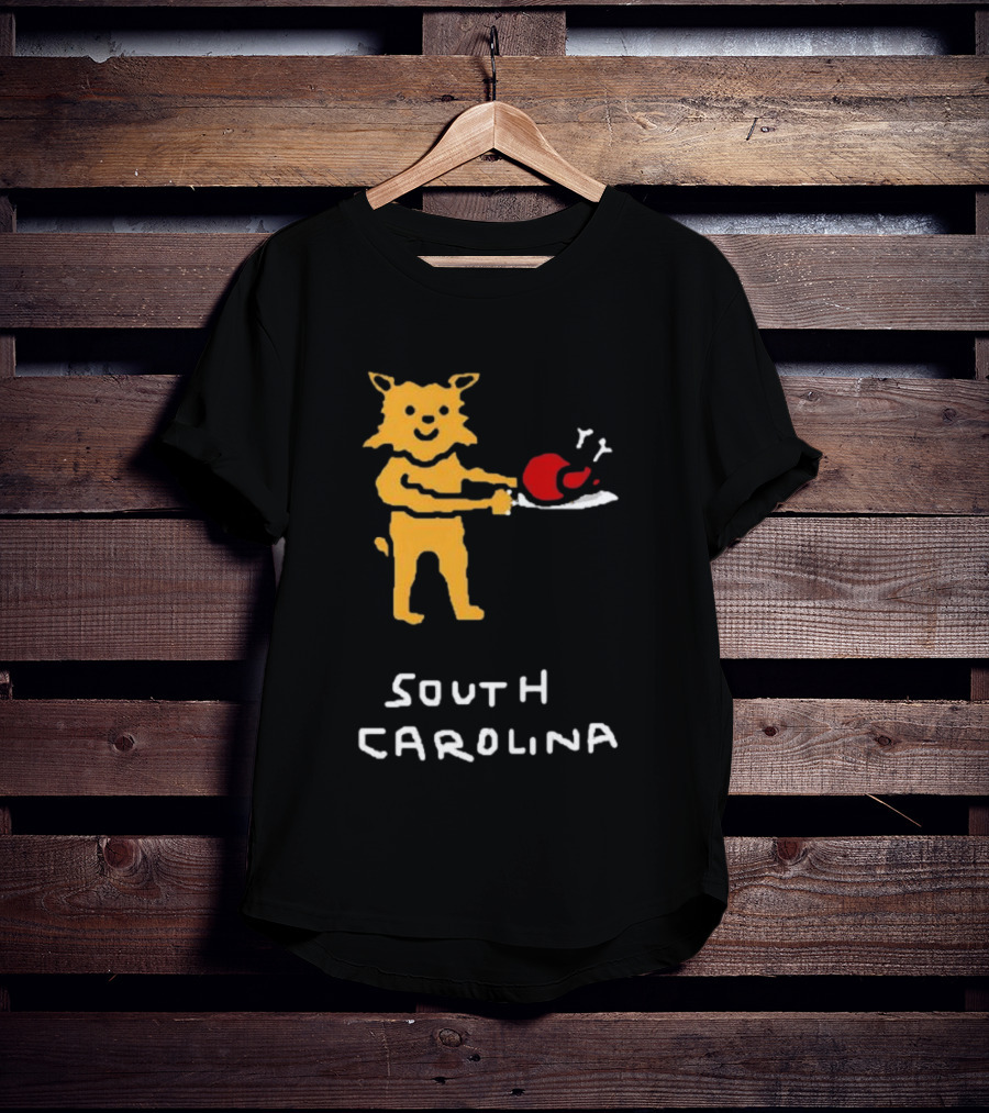 South Carolina Gamecocks 2026 27 SEC Football Schedule Cartoon T-Shirt