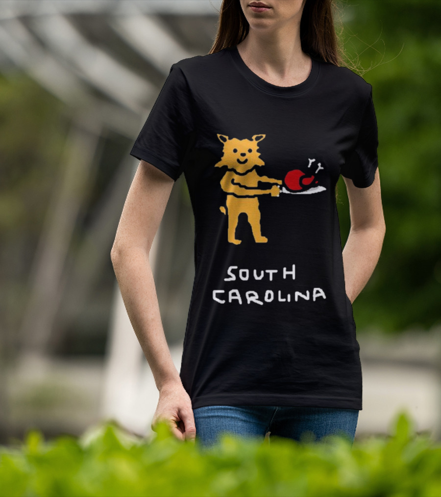 South Carolina Gamecocks 2026 27 SEC Football Schedule Cartoon T-Shirt