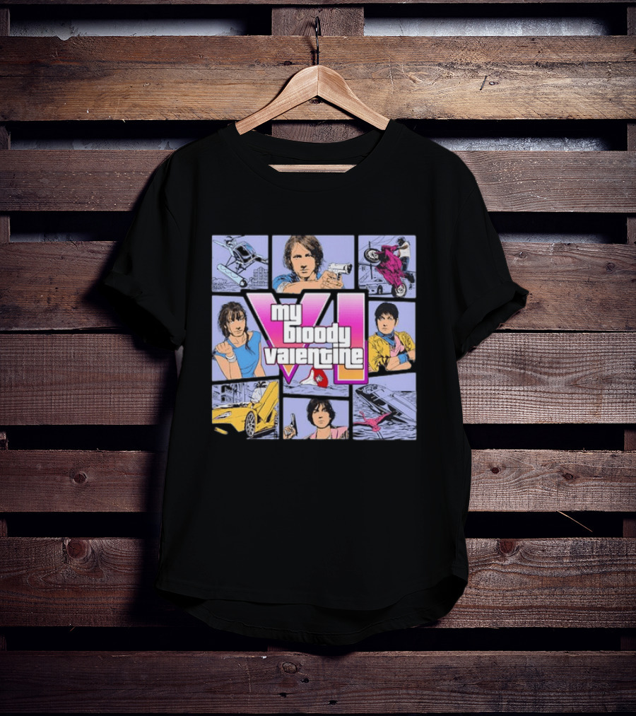 My Bloody Valentine VI Grand Theft Auto T-Shirt