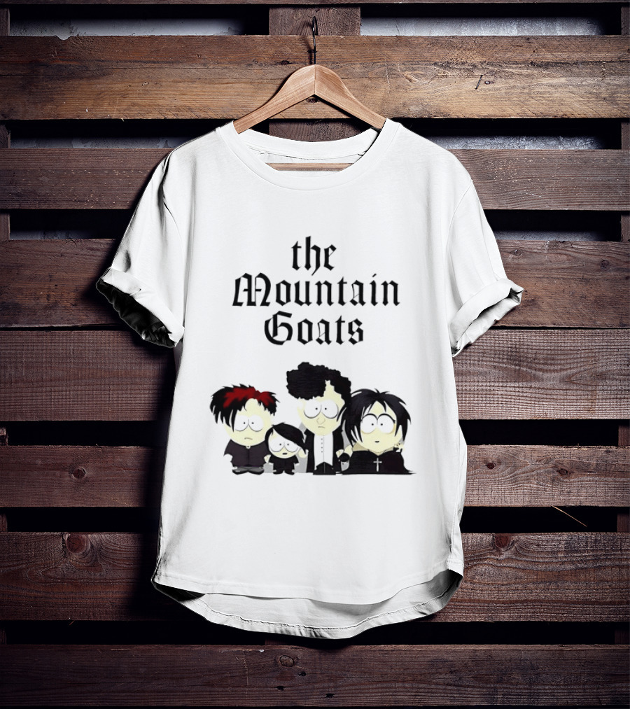South Park Characters As The Mountain Goats Gothic T-Shirt