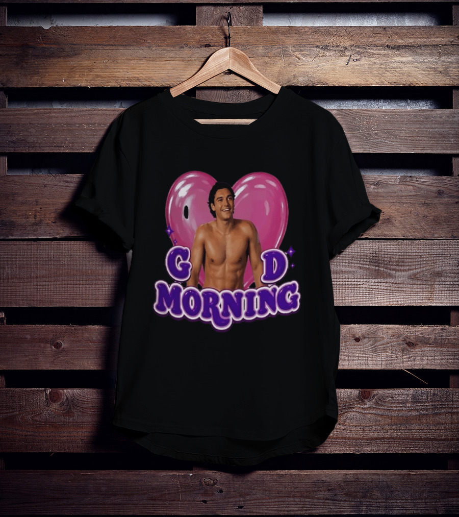 Garrett Graham Good Morning Off Campus Briar U Pink Heart T-Shirt