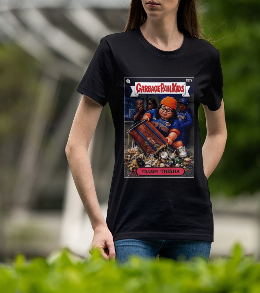 Garbage Pail Kids 267a New York Knicks Trashy Trisha T-Shirt