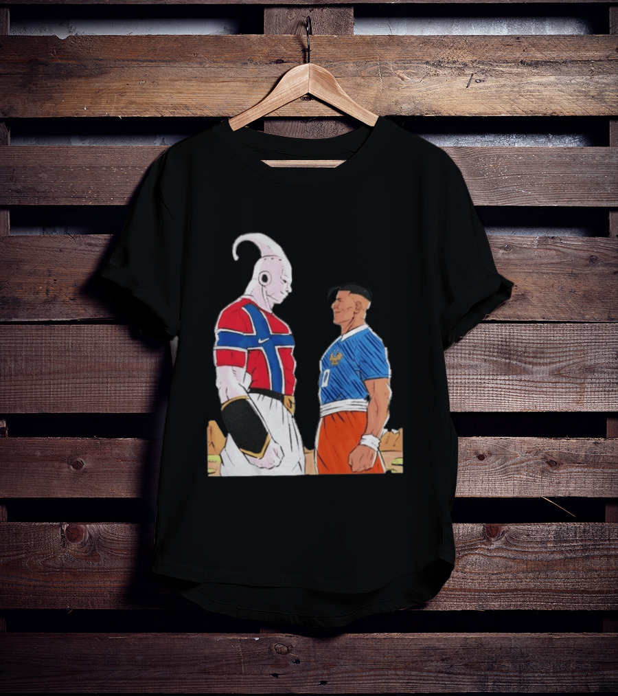 Norway Haaland Versus Mbappe France Dragon Ball Z T-Shirt