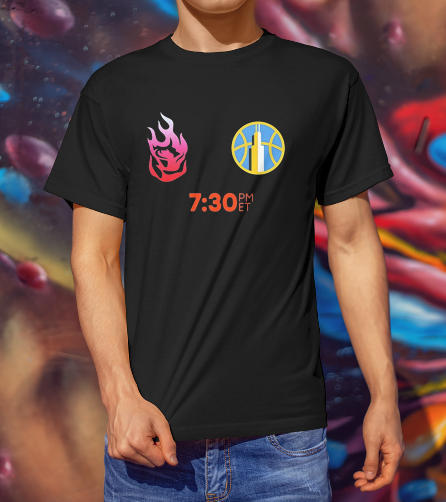Washington Mystics Chicago Sky 7:30 PM ET Matchup T-Shirt