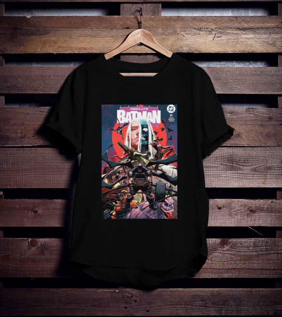 Absolute Batman #21 Santa Fung 2nd Special Gold Spot Foil Variant Knight Snyder Capullo Martini DC Comics T-Shirt