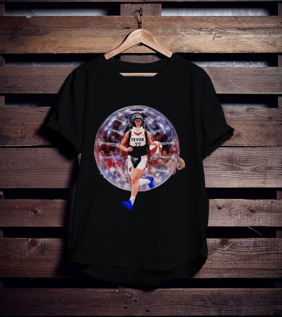 Caitlin Clark Indiana Fever Zorbing Body Ball Sports Fan Novelty T-Shirt