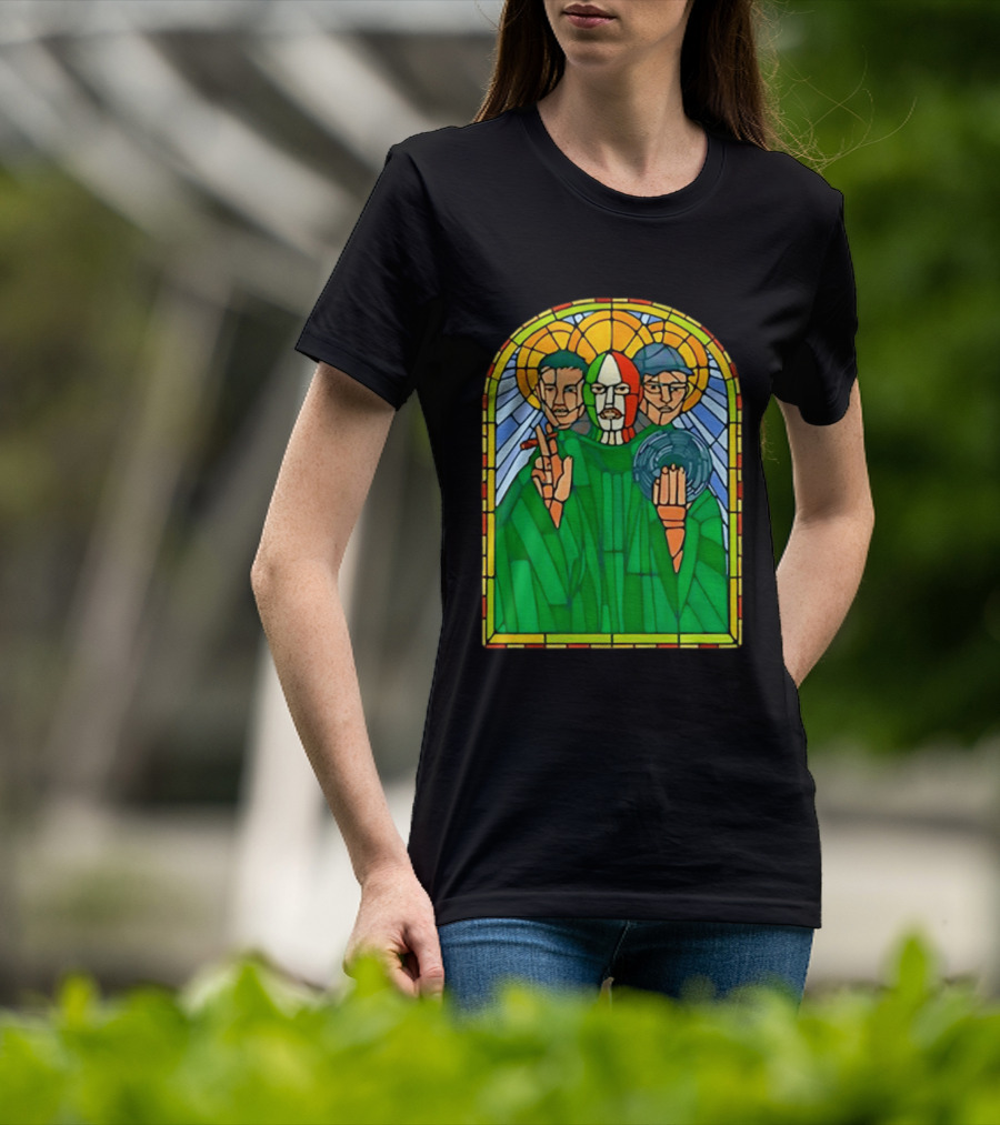 Conor McGregor Khabib Nurmagomedov Dustin Poirier MMA Ultimate Fighting Stained Glass T-Shirt