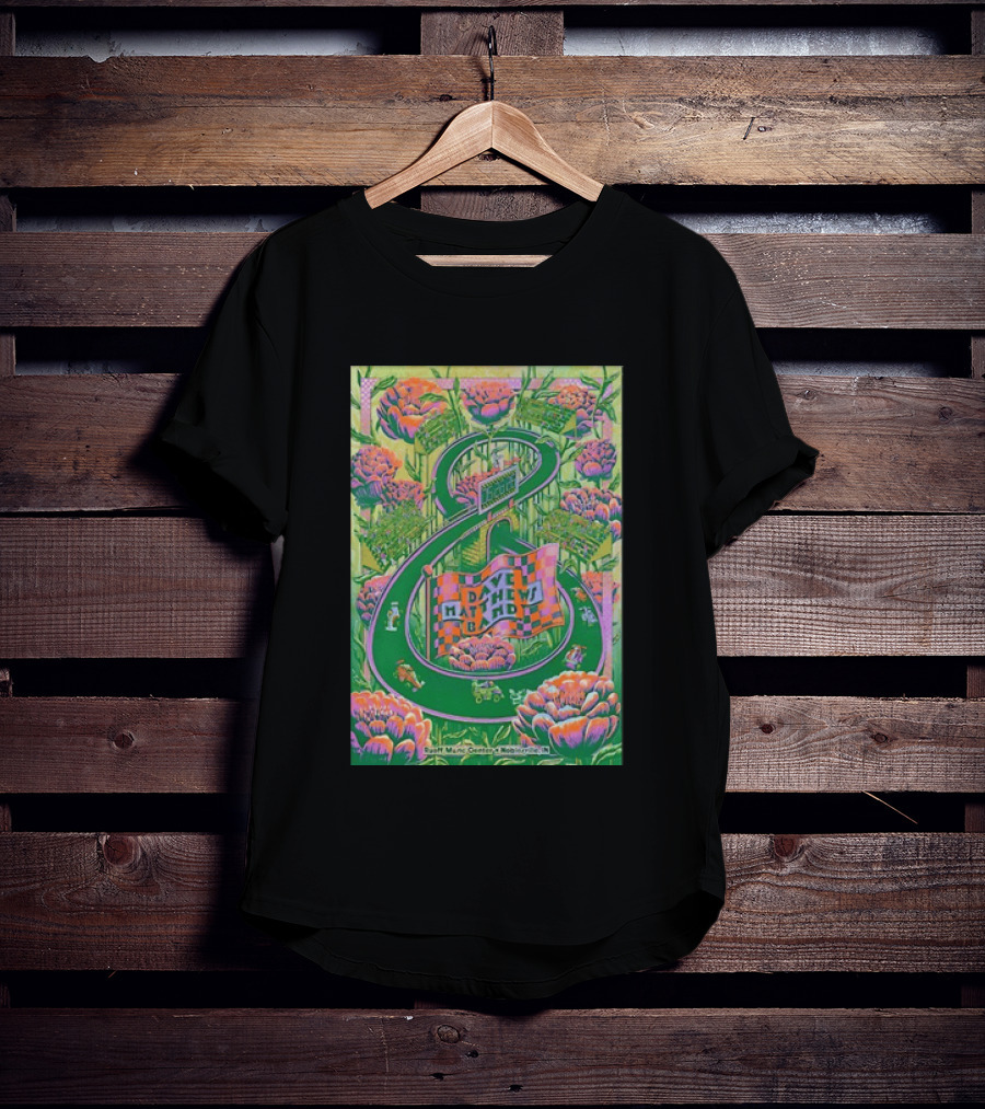 Dave Matthews Band Jun 26th 2026 Ruoff Music Center Noblesville IN Vibrant With Floral And Racing T-Shirt