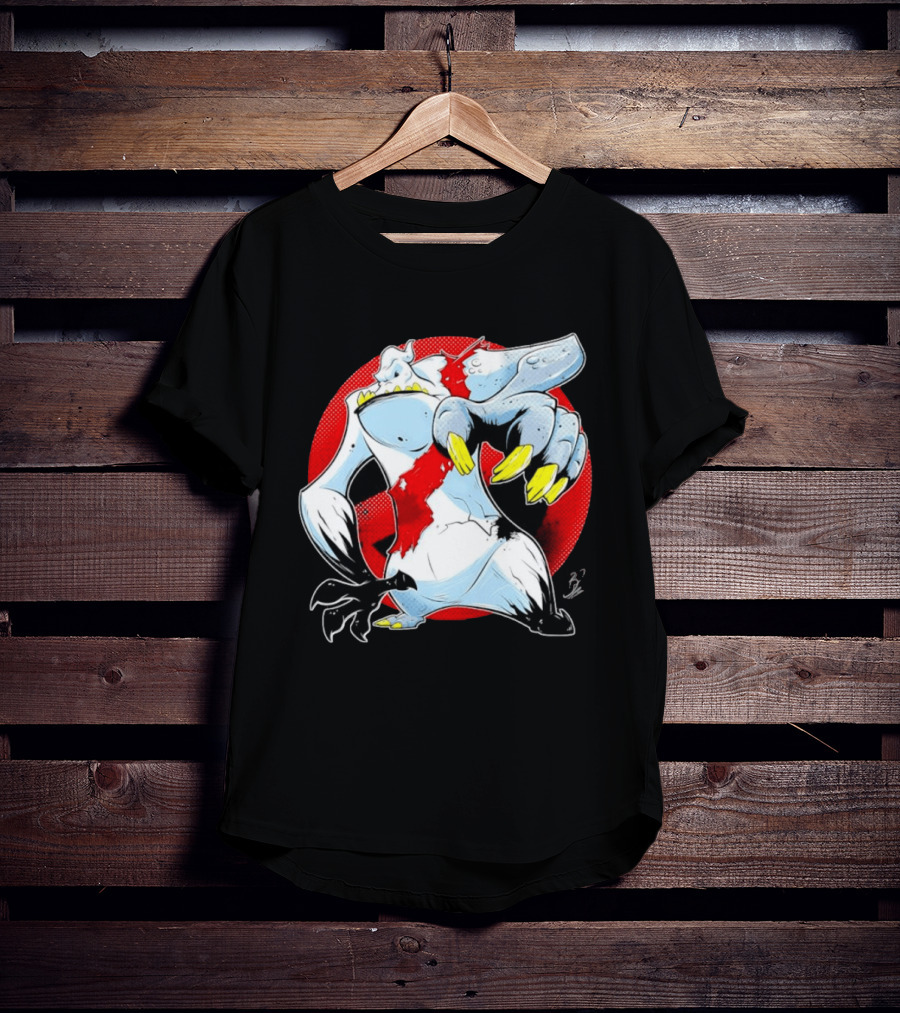 Stay Puft Marshmallow Man Angry Kaiju Ghostbusters Monster Claws T-Shirt