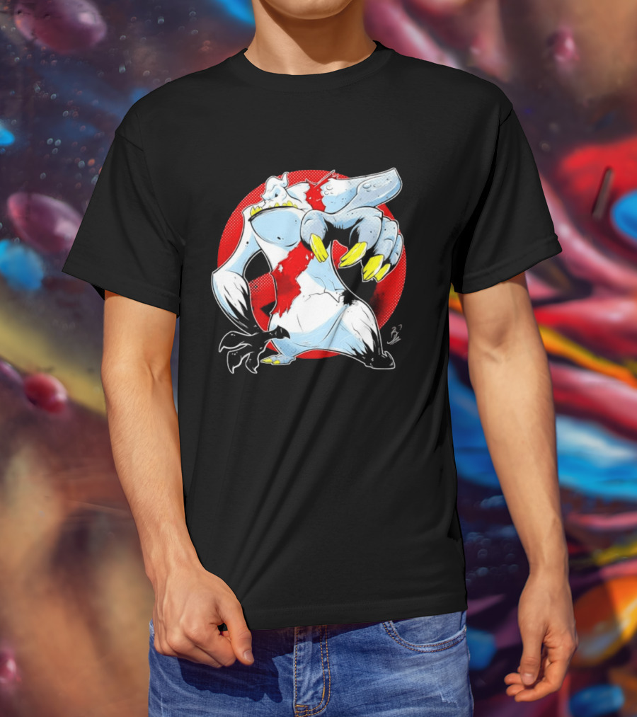 Stay Puft Marshmallow Man Angry Kaiju Ghostbusters Monster Claws T-Shirt