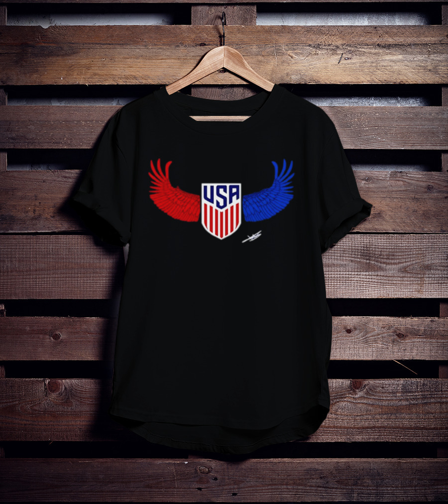 USA Wings Shield United States Men National Team T-Shirt