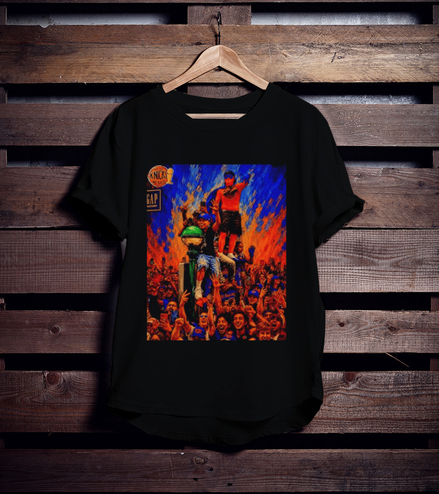 Knicks Fans Celebration New York Subway Graffiti Mexico NBA T-Shirt