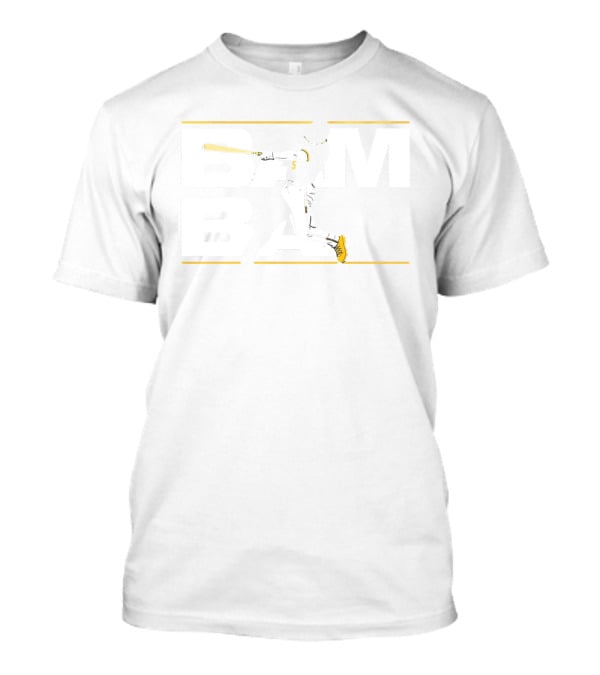 Bam Bam Baseball Player Home Run Pittsburgh Pirates T-Shirt