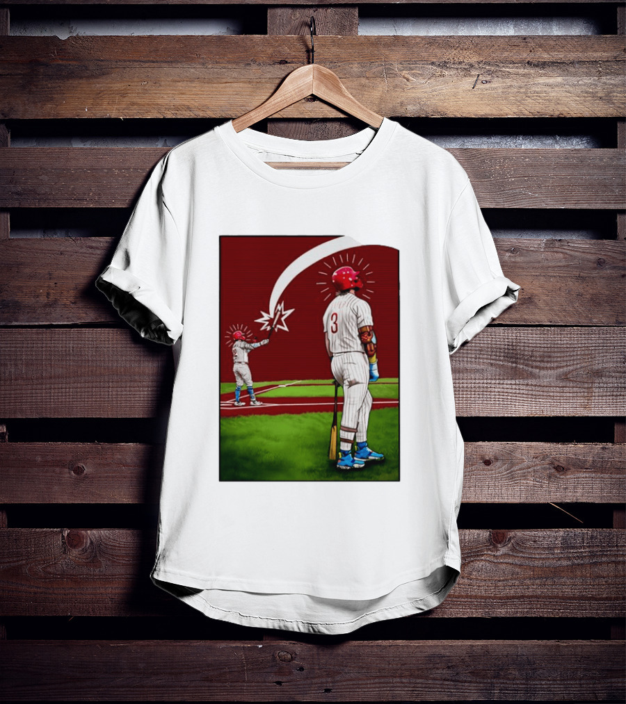 Kyle Schwarber Bryce Harper Philadelphia Phillies MLB Baseball Players T-Shirt