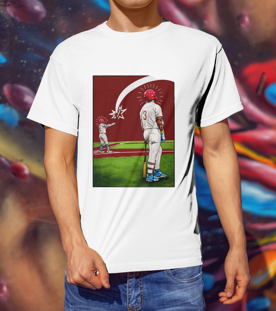 Kyle Schwarber Bryce Harper Philadelphia Phillies MLB Baseball Players T-Shirt