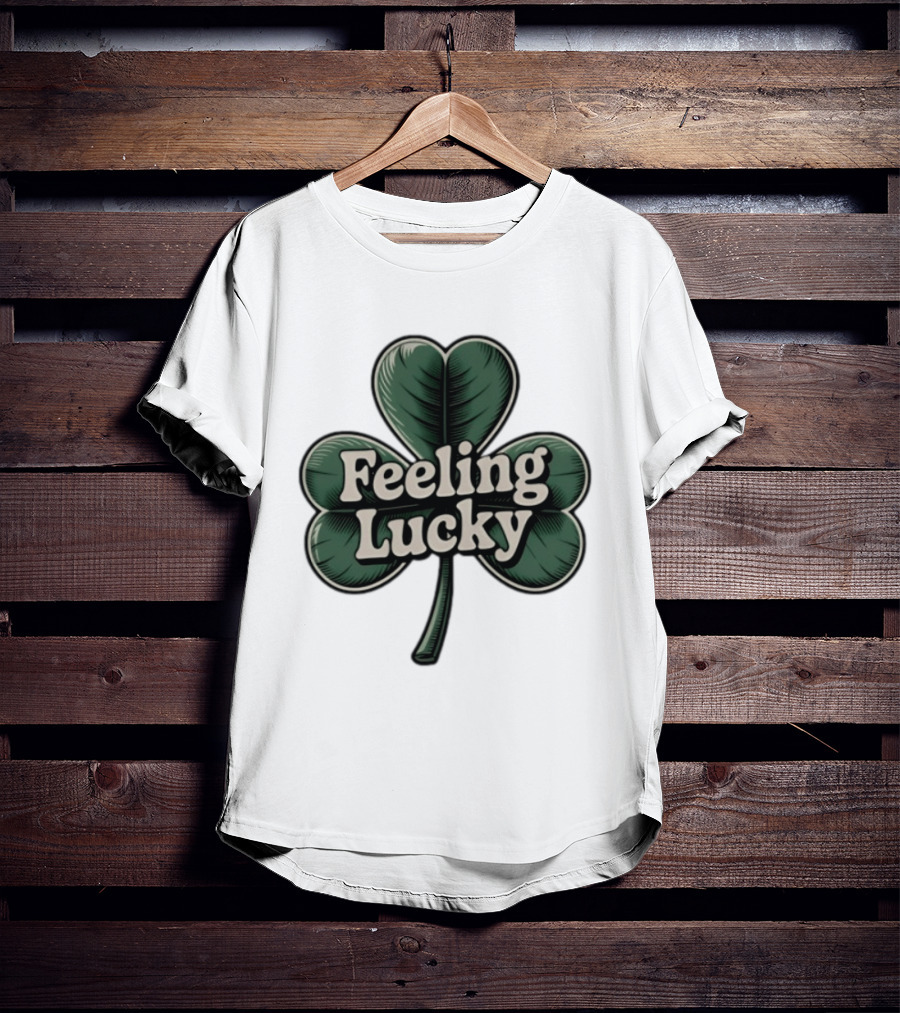 Feeling Lucky Shamrock St. Patrick's Day Clover T-Shirt