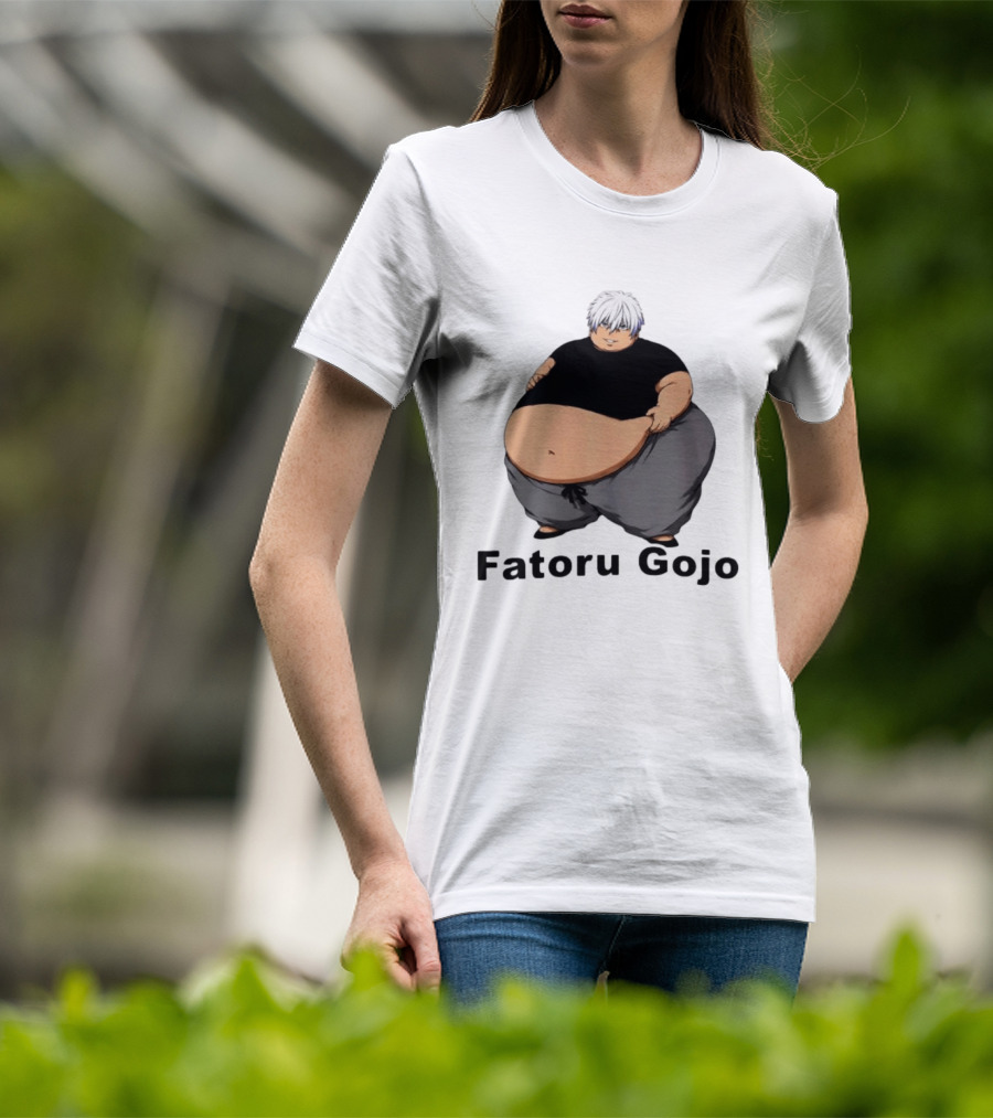 Satoru Gojo Jujutsu Kaisen Fatoru Gojo Meme Character Fan Favorite Humor T-Shirt