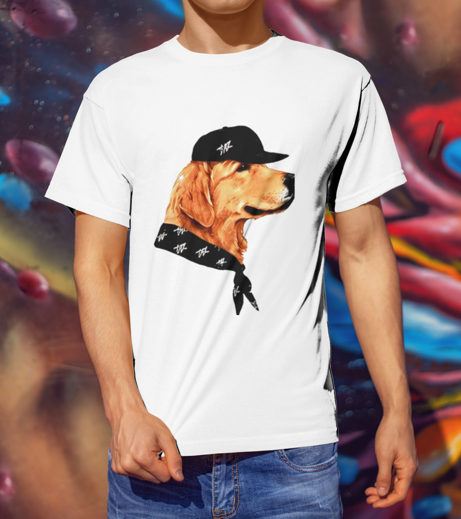Ashton Kutcher Good Boy Dog Cap Bandana T-Shirt