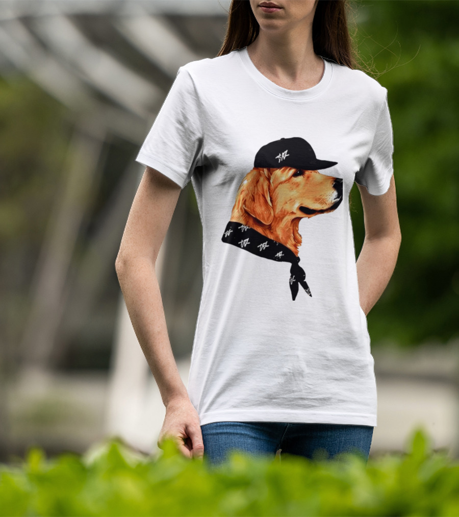 Ashton Kutcher Good Boy Dog Cap Bandana T-Shirt