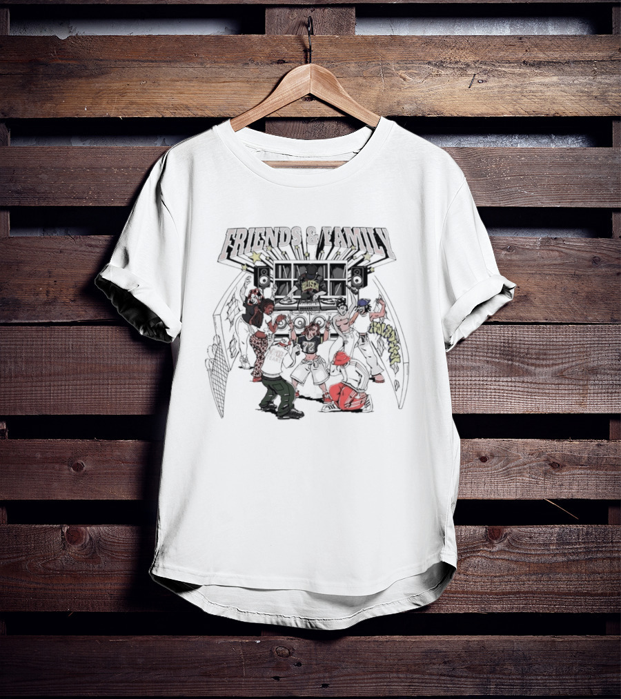Friends And Family HILDSGN No More Tears Holyshit DJ Dance Clubbing T-Shirt