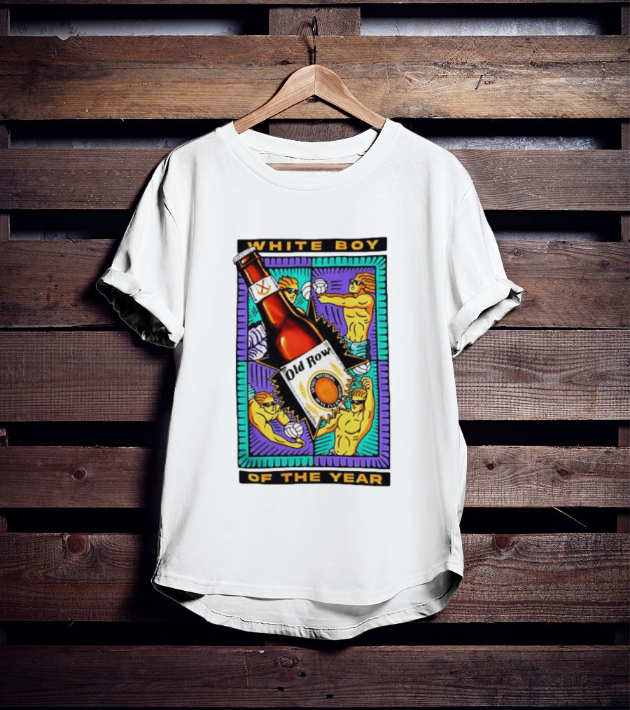 White Boy Of The Year Old Row Admit Nothing Deny Everything Volleyball T-Shirt