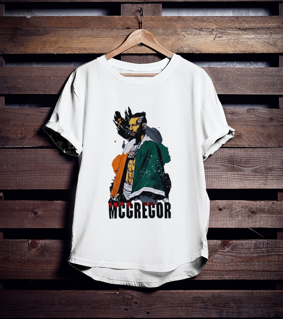 McGregor Irish Flag Warrior In The Cage T-Shirt