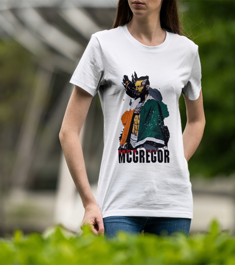 McGregor Irish Flag Warrior In The Cage T-Shirt