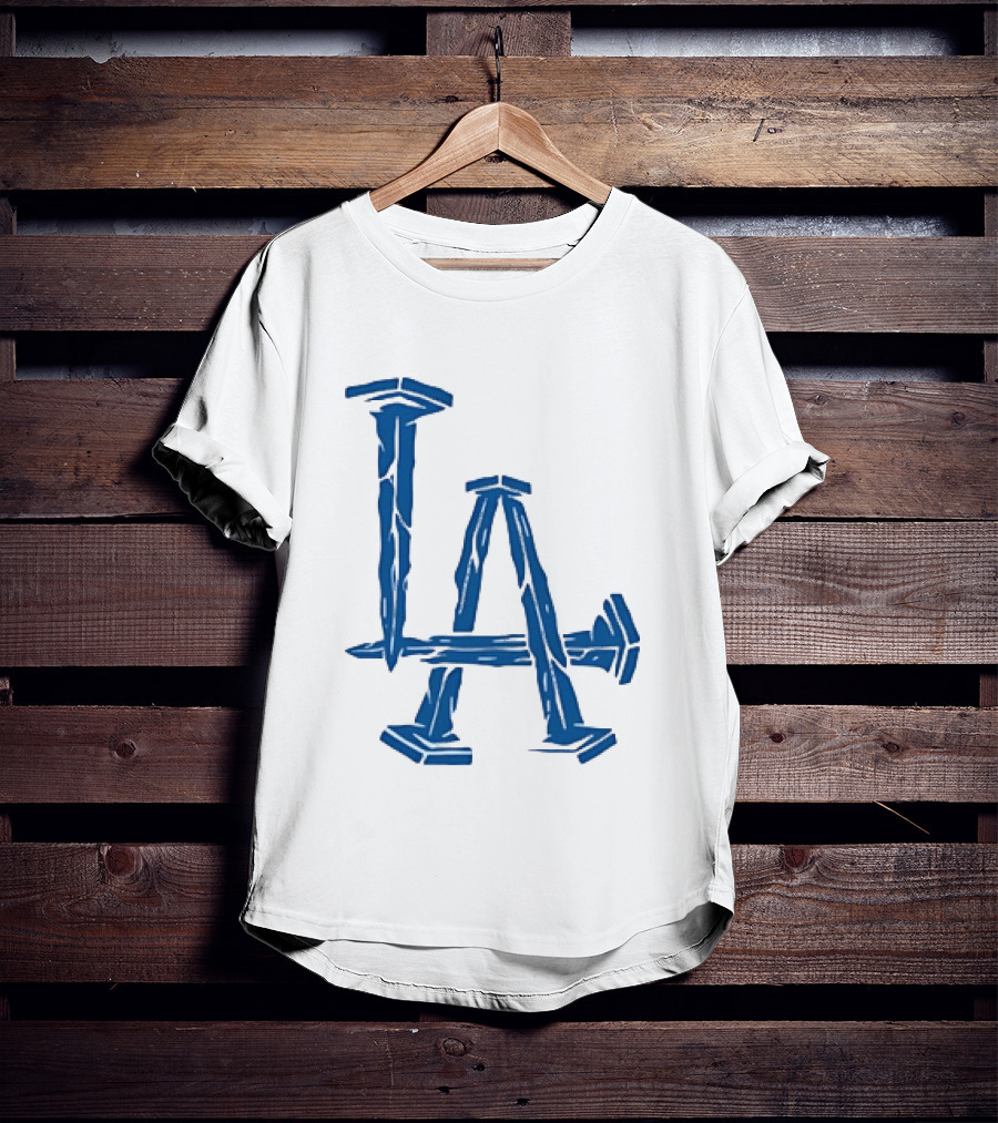 Los Angeles Dodgers LA Nails Baseball Team T-Shirt