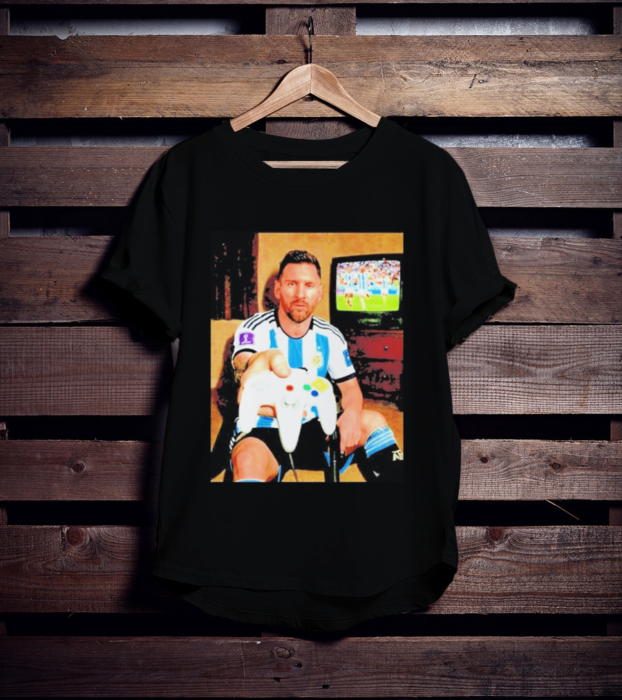 Argentina National Team Icon Lionel Messi Gaming Experience T-Shirt
