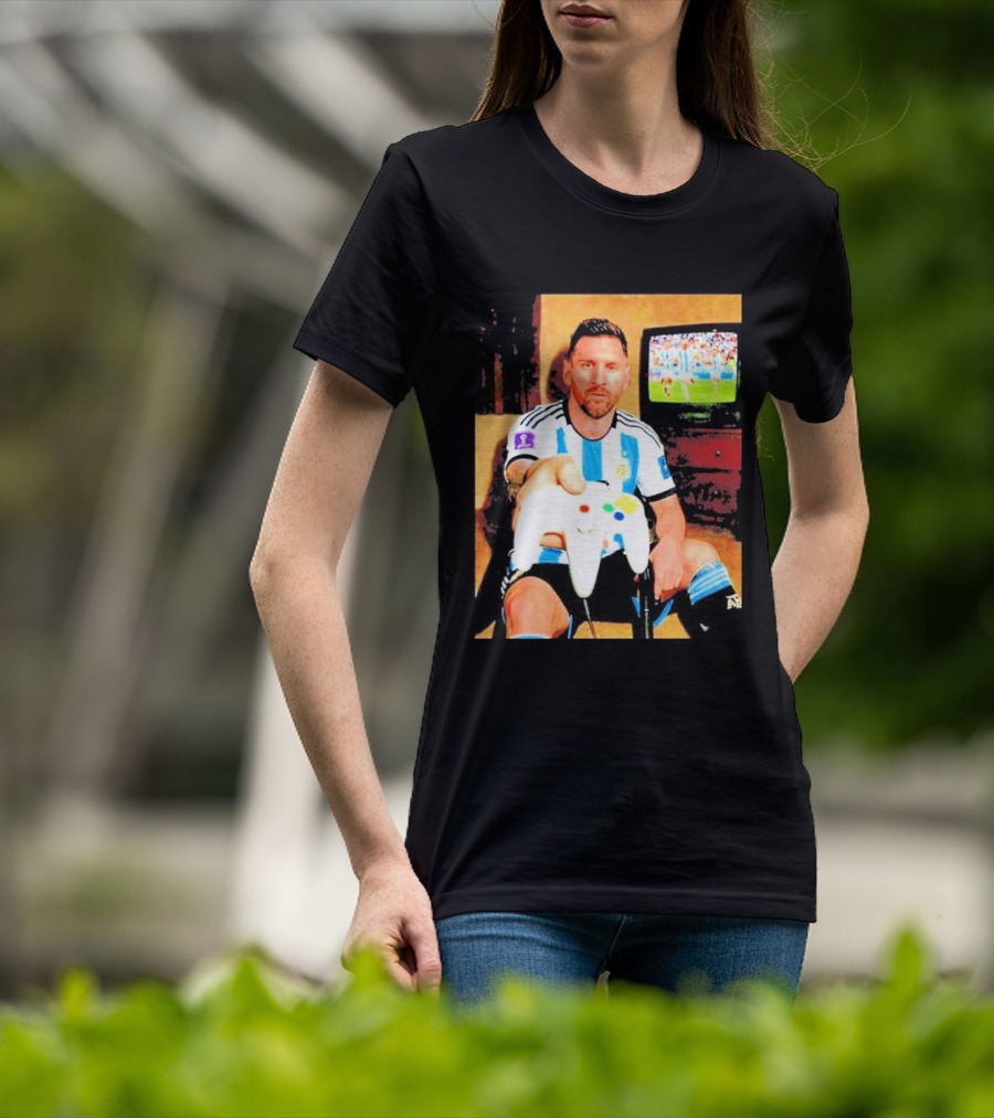 Argentina National Team Icon Lionel Messi Gaming Experience T-Shirt