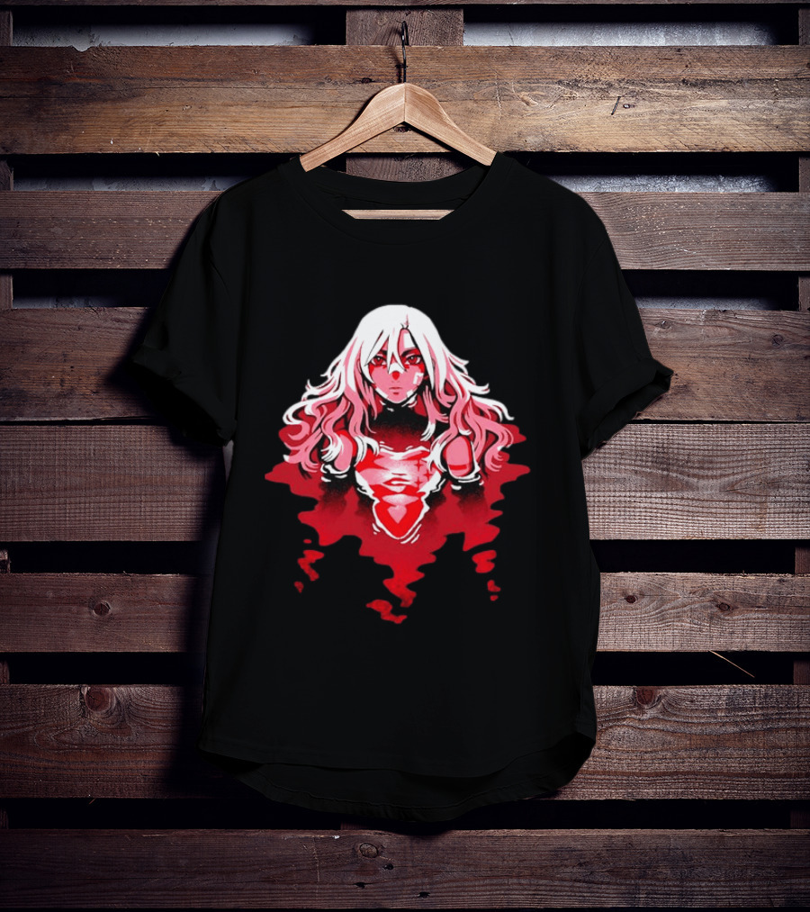 Power Makima Chainsaw Man Red Blood Anime T-Shirt