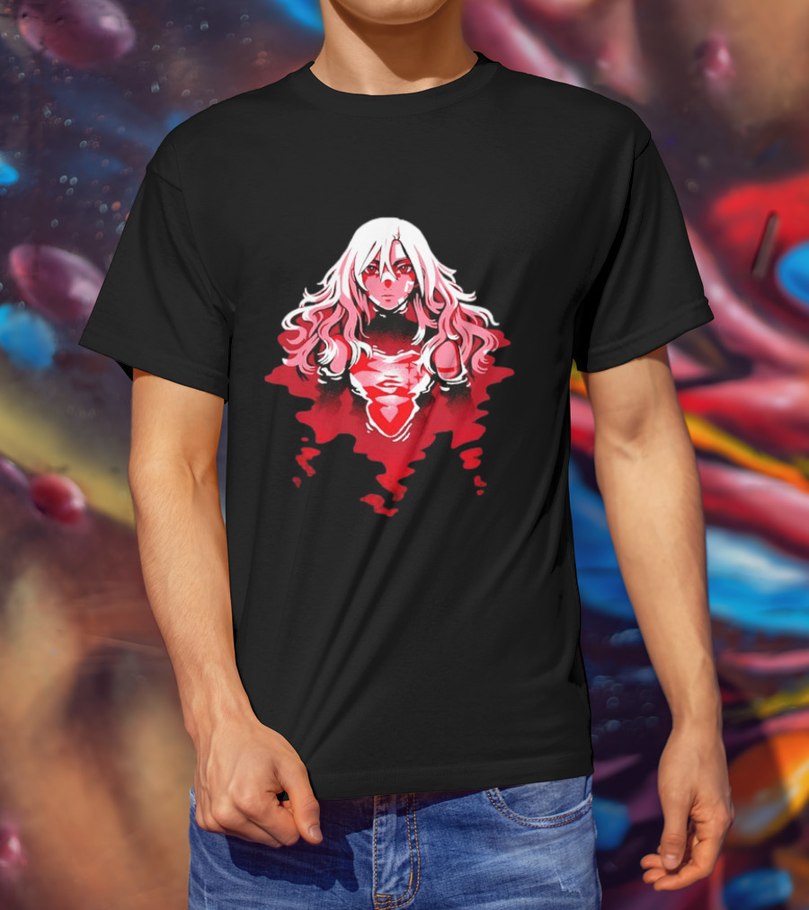 Power Makima Chainsaw Man Red Blood Anime T-Shirt