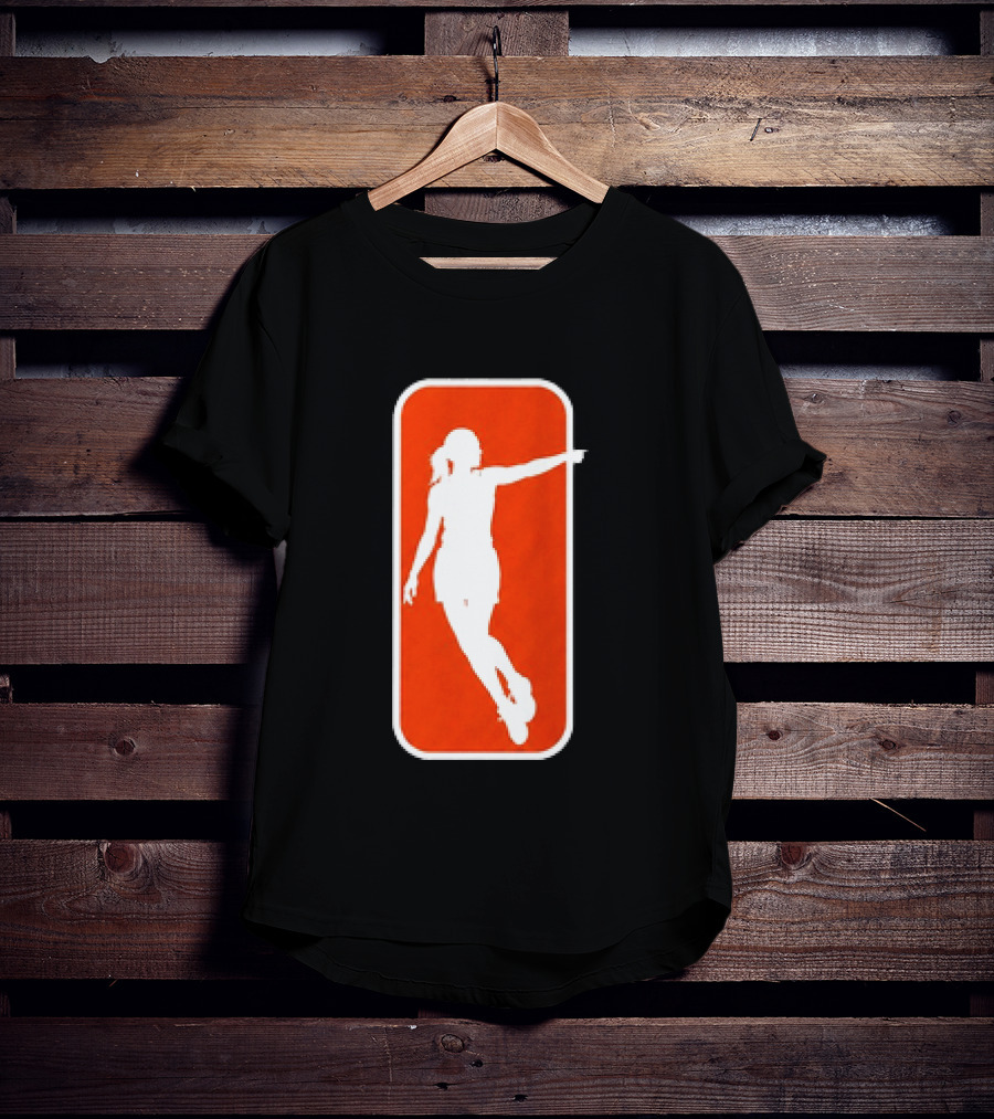 Sophie Cunningham Pointing Pose Red And White T-Shirt