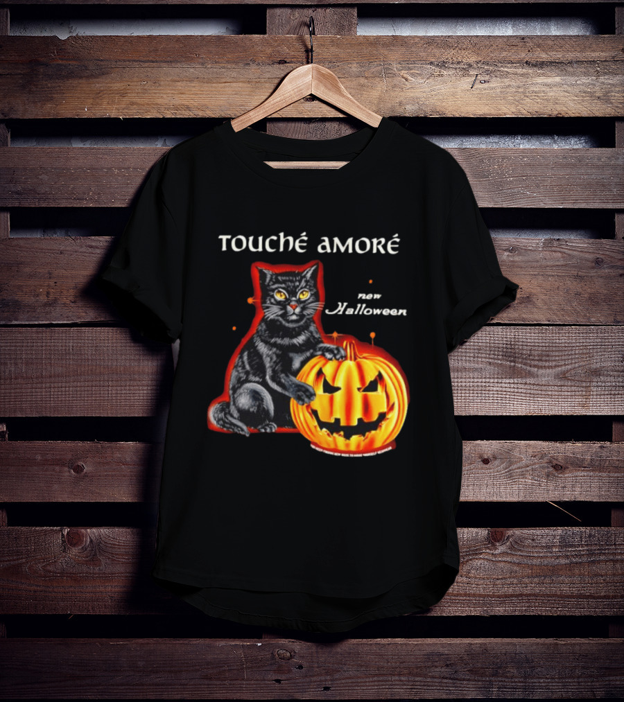Touche Amore Black Cat Jack O Lantern New Halloween You Keep Finding New Ways T-Shirt