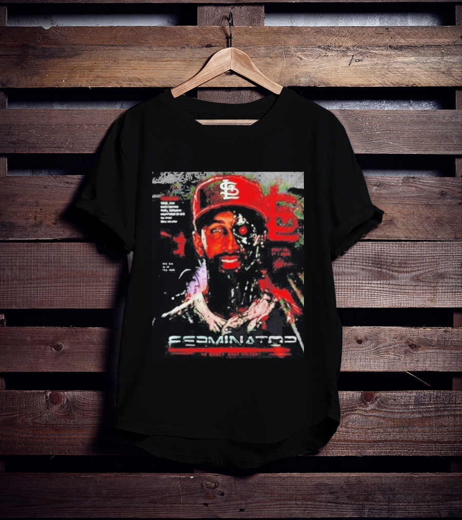 2026 St. Louis Cardinals Jose Fermin Ferminator Cyborg T-Shirt