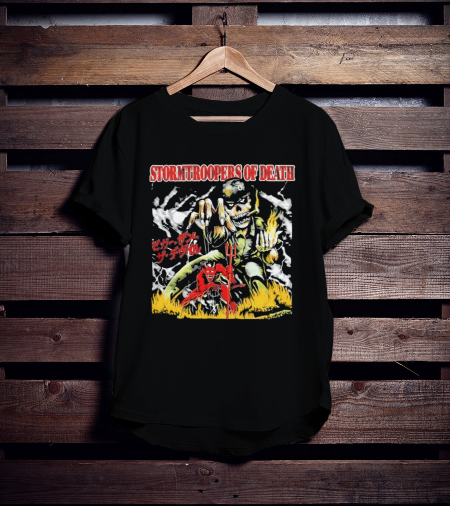 Stormtroopers Of Death Beyond Human Bleed Red Soldier T-Shirt