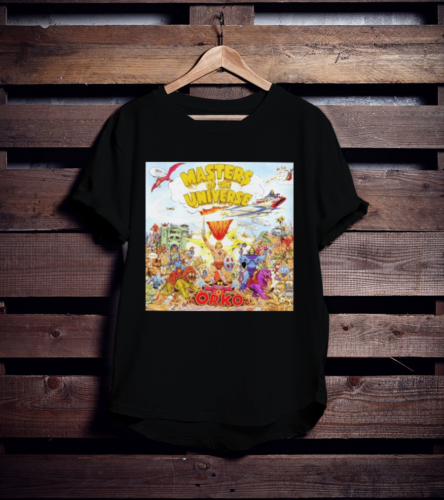 He Man Skeletal Orko Masters Of The Universe Vintage Comic Scene T-Shirt