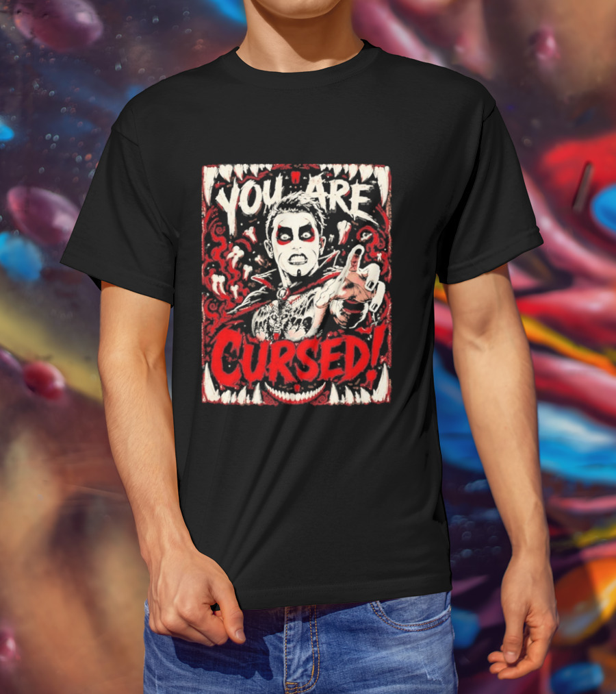 Danhausen You Are Cursed Pro Wrestling T-Shirt